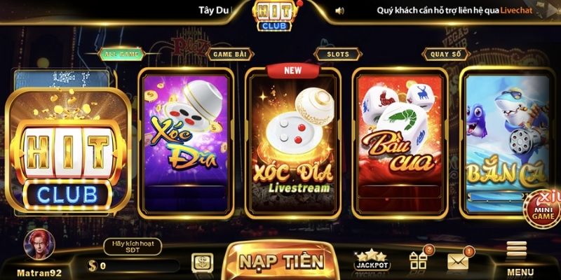 Đăng ký Hitclub để trải nghiệm kho game đa dạng, bắt mắt